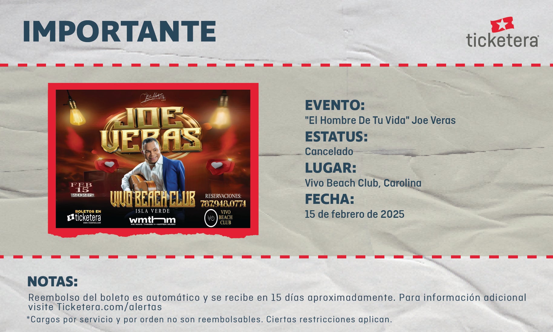 More Info for Joe Veras "El Hombre De Tu Vida"