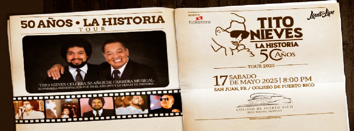 More Info for Tito Nieves – 50 años – La Historia